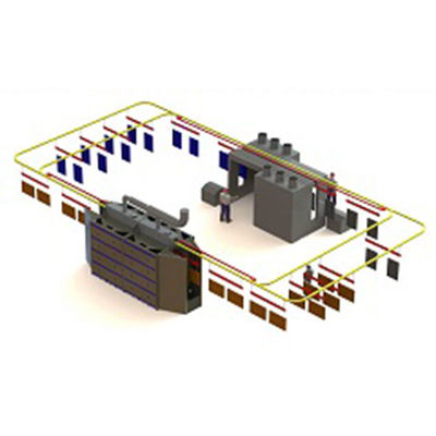 1.2mm Steel Automated Powder Coating Line ระบบการเคลือบขี้ขี้ขี้ขี้ขี้ขี้ขี้ขี้ขี้ขี้ขี้ขี้ขี้ขี้ขี้ขี้ขี้ขี้ขี้