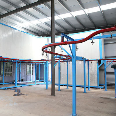สายประกอบการฉีดไฟฟ้าไฟฟ้าเหล็ก OEM ประหยัดพลังงานอุตสาหกรรมเครื่องเคลือบผง