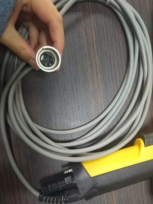 200 มิลลิเมตร ระยะสเปรย์ Electrostatic Powder Coat Gun สําหรับโครงการเคลือบโลหะ