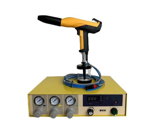 อุตสาหกรรม Powder Coating Spray ปืนเครื่องจักรด้วยการดูดซึมสั่นและการแข่งขัน