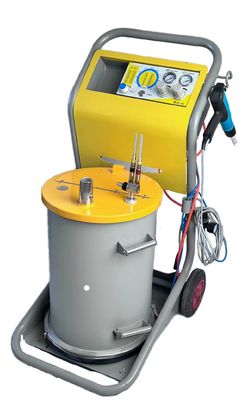 ปืนฉีดผิวเคลือบผงขัดแข่ง 550g/min PT-S45-5 สําหรับเครื่องเคลือบโลหะ