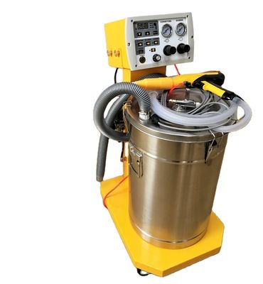 เครื่องเคลือบผงไฟฟ้าสแตนเลสสําหรับการใช้งานเคลือบเยื่อเหล็ก