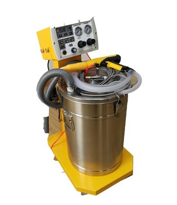 เครื่องเคลือบผงไฟฟ้าสแตนเลสสําหรับการใช้งานเคลือบเยื่อเหล็ก