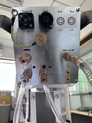 เครื่องเคลือบผงไฟฟ้าสแตนเลสความดันสูงของสับสราทเหล็ก 110V/220V
