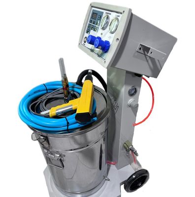 220V 50W พาวเดอร์เคลือบสเปรย์ปืน วาคูมสับซ้อนโลหะ Electrostatic พาวเดอร์เครื่องสี