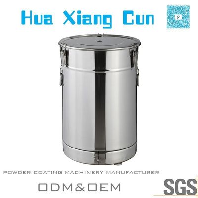 ผลงานที่ยั่งยืน ความจุขนาดใหญ่ สแตนเลส Powder Coating Bucket Hopper