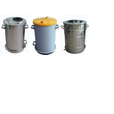 ผลงานที่ยั่งยืน ความจุขนาดใหญ่ สแตนเลส Powder Coating Bucket Hopper