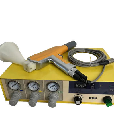 Casio Elektro Statik Boya Steel Substrate Powder Coating Gun พร้อมการดูดซึมการสั่น
