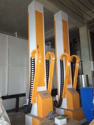 เครื่องเคลือบผงไฟฟ้าสแตตติก เครื่องตัดสีอัตโนมัติสําหรับโรงงานผลิต