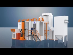 120 มม ความหนาของอุปกรณ์ประกอบความละออง สแตนเลส สับสราท สายประกอบตามความต้องการ เครื่องเคลือบผง